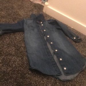 Old navy toddler Jean shirt dress